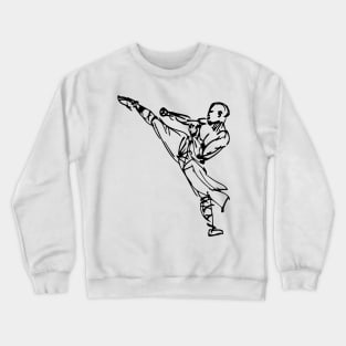 mixed martial art - Shaolin high kick Crewneck Sweatshirt